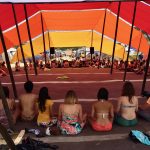 Yoga class, Lightning in a Bottle, 2015.