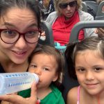 Victoria and her two children